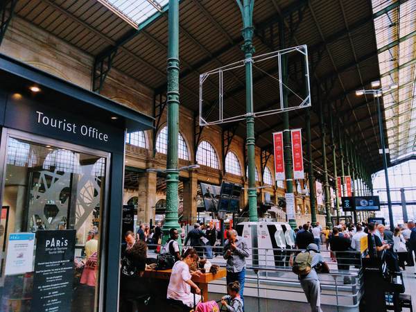 パリ北駅（Gare du Nord）にあるツーリストオフィス