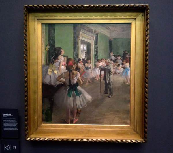 ドガの絵画『ダンス教室』(バレエの教室)