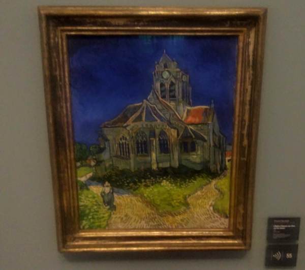 ゴッホの絵画『オーヴェルの教会』