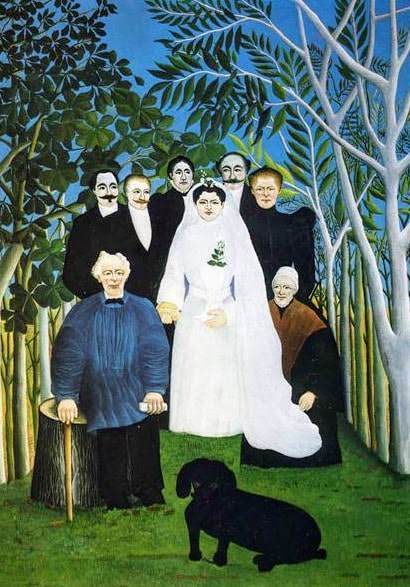 アンリ・ルソーの絵画『婚礼』