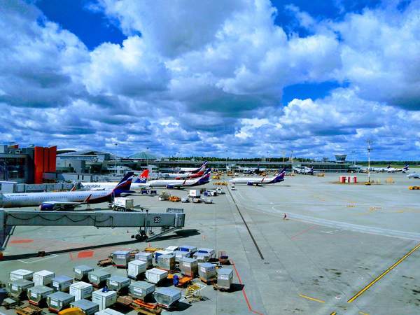 モスクワ空港の滑走路