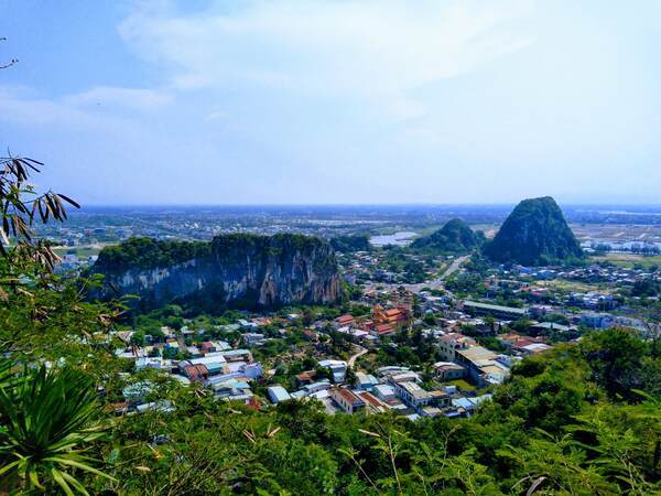 五行山から望む景色