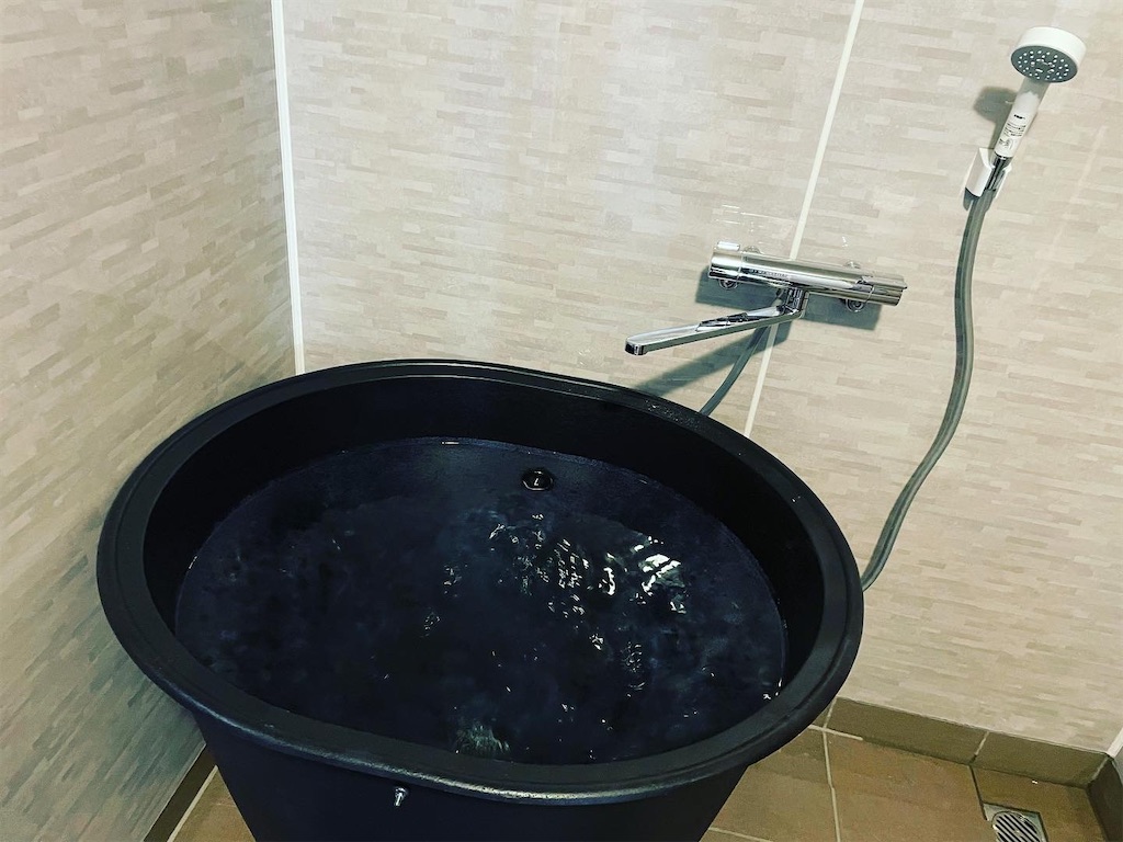 自宅のチラー付き水風呂