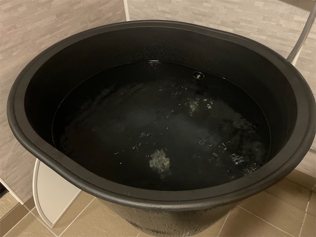 自宅の水風呂