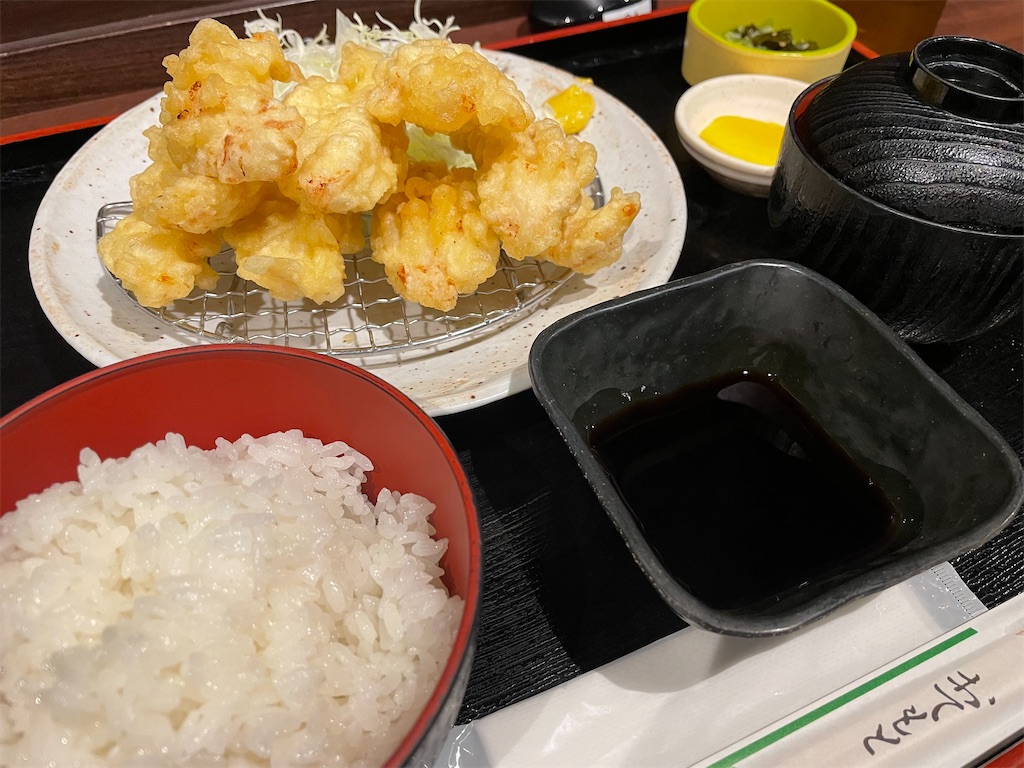 とり天定食