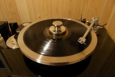 効果絶大！劇的に音が良くなる！レコード盤外周スタビライザー
