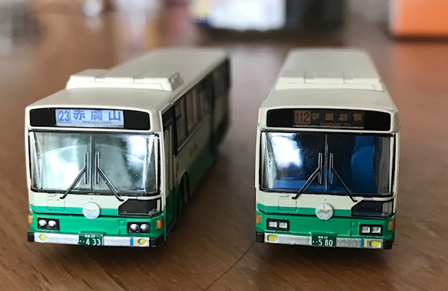 66 奈良交通バス 3扉車 - ぐでぐで鉄道模型 日記