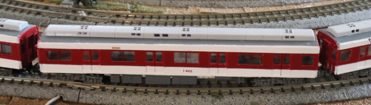 142 近鉄1400系を作る（その3） - ぐでぐで鉄道模型 日記