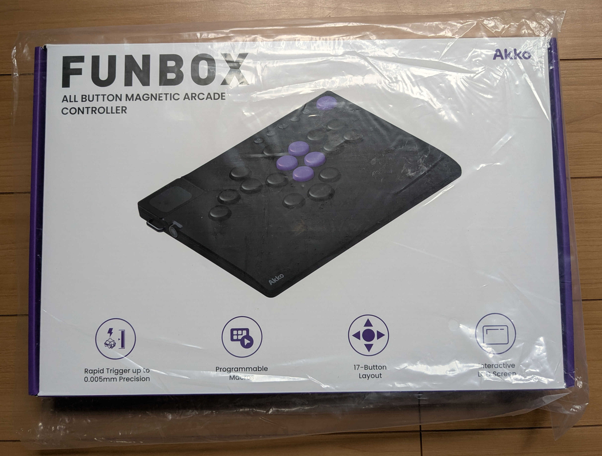 レバーレス】Akkoの「FUNBOX」が届いたので実機レビューを書いてみた
