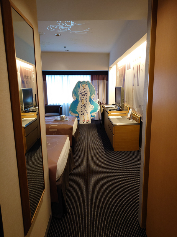 ホテルニューオータニの初音ミクコラボルームに泊まってきた