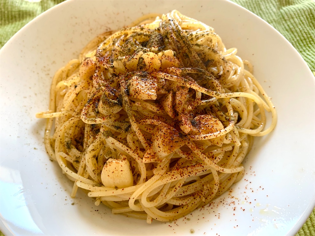 ペペロンチーノ タコス風スパイシーバージョン - 「MEN LOVES 麺」