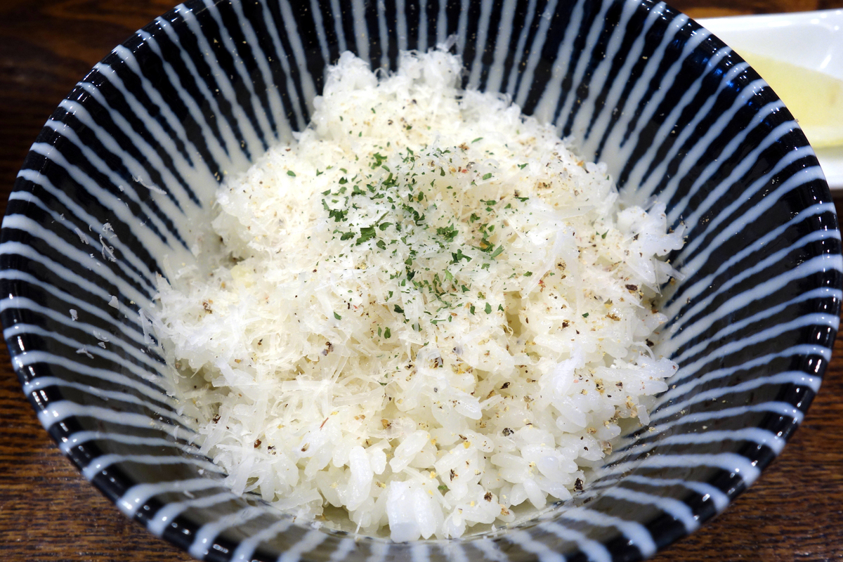 ラーメン 鶏白湯そばリゾットセットと言う美味しさの暴力 麺宿 志いな 東京 新宿御苑 ドクキノコプラネット