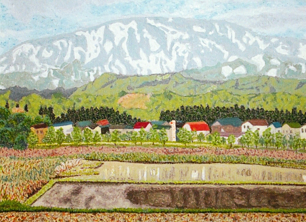 早春南葉山 - 小池至夫水彩画(通称ガッシュ)の世界