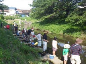 釣りの様子