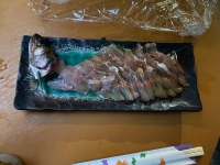 尺イワナ刺身