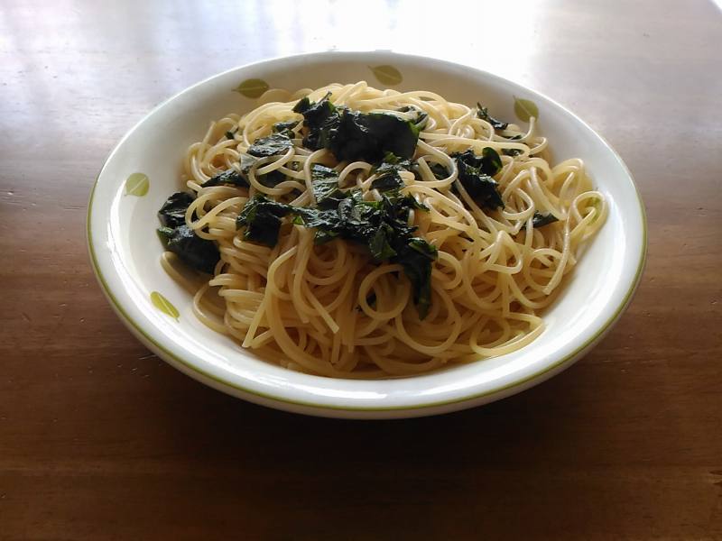 f:id:NShufu:20180702131454j:plain 当時のバジリコスパゲッティーを再現しようと思ったけれど。