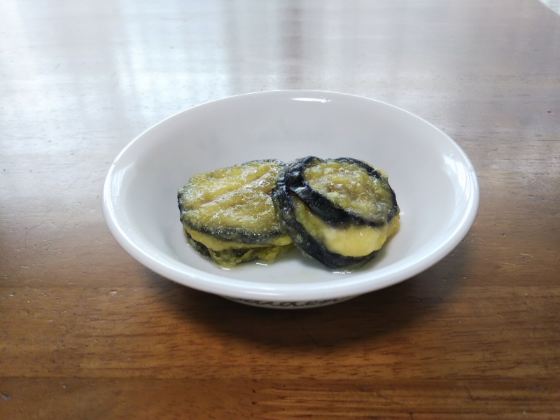 電子レンジで解凍した様子。