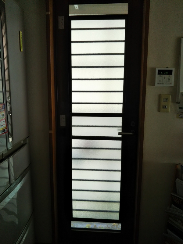 屋内からみた正常状態。