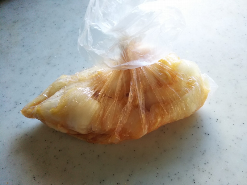材料を加えたところ。