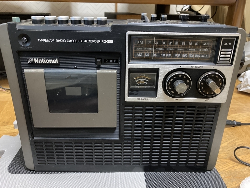 National RQ-555 ラジオ・カセットレコーダー レトロ ラジカセ 【公式