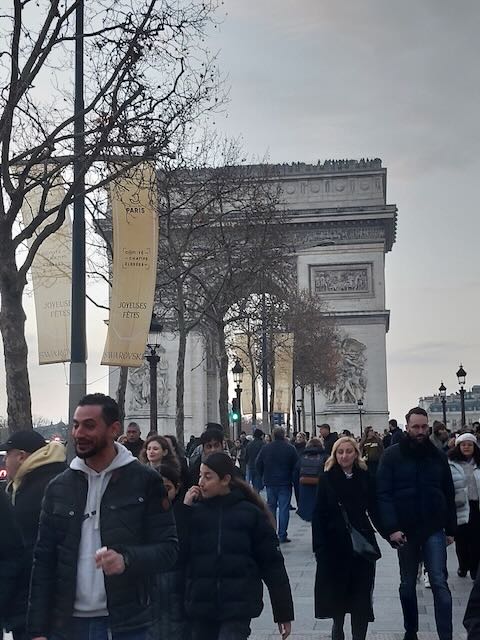 パリの街並み 冬 フランス旅行