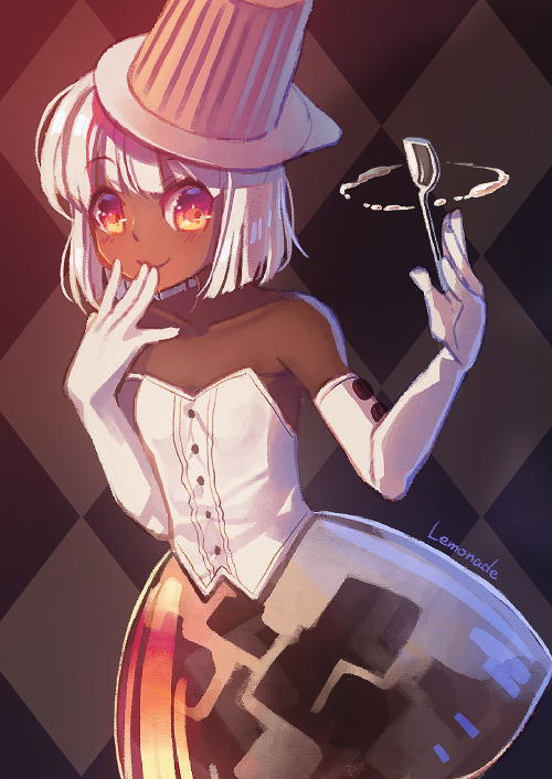 コーヒーゼリーの擬人化です。