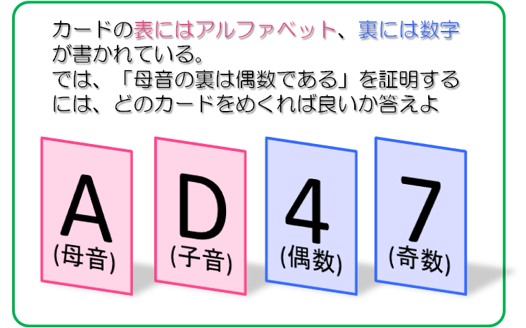 ウェイソンの選択課題