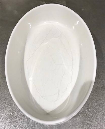 食器についた銀色の筋線、メタルマークを消す方法 - 眼鏡婦人の