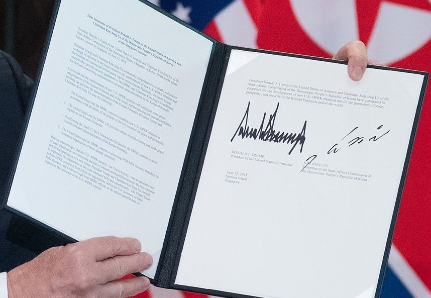 f:id:Nathannate:20180612214751j:plain 米朝合意文書