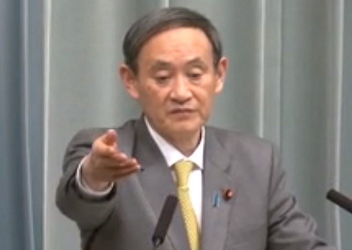 菅官房長官ー内閣官房長官記者会見