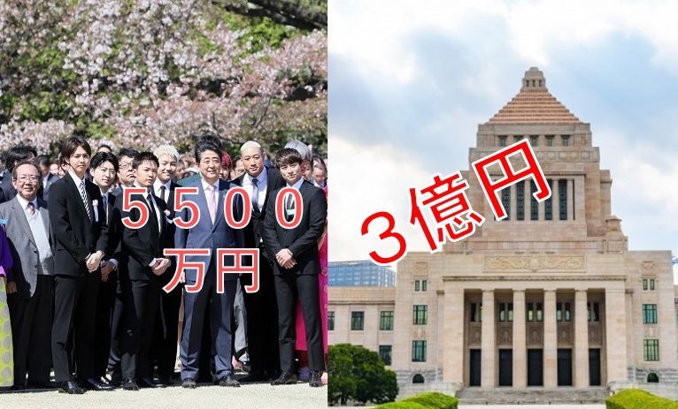 5500万円の桜を見る会の追及に 1日3億 の国会を使うのは有益か 事実を整える