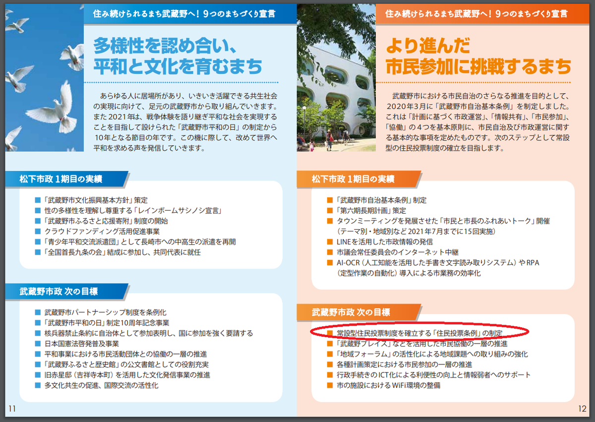 松下玲子公約、外国人住民投票権