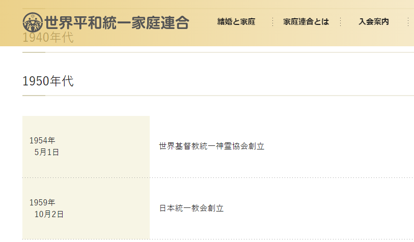 統一教会、略称、統一協会