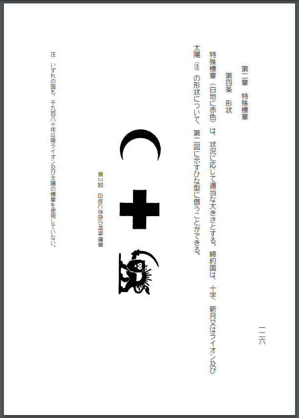 赤十字マークとジュネーヴ条約