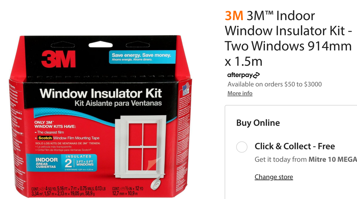 Window insulator kit