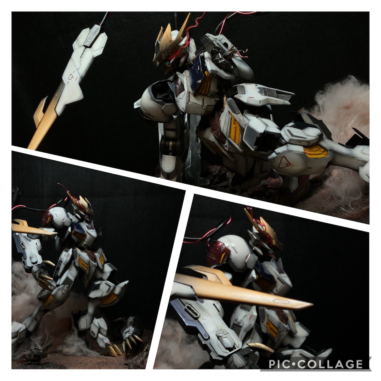 【ヒロシ様オーダー品】SDCS バルバトスルプスレクス　全塗装完成品 バルバトスルプスレクス 全塗装 完成品 - 猫髭のガンプラ制作