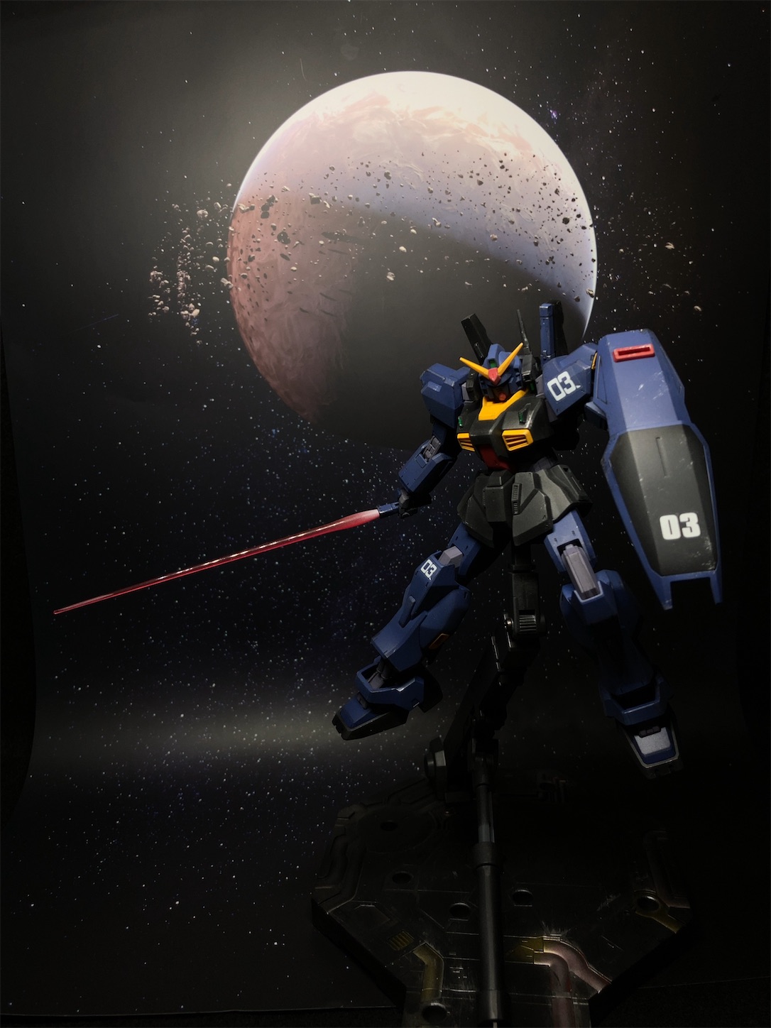 ガンダムMk-Ⅱ ティターンズカラー 全塗装 - 猫髭のガンプラ制作ブログ