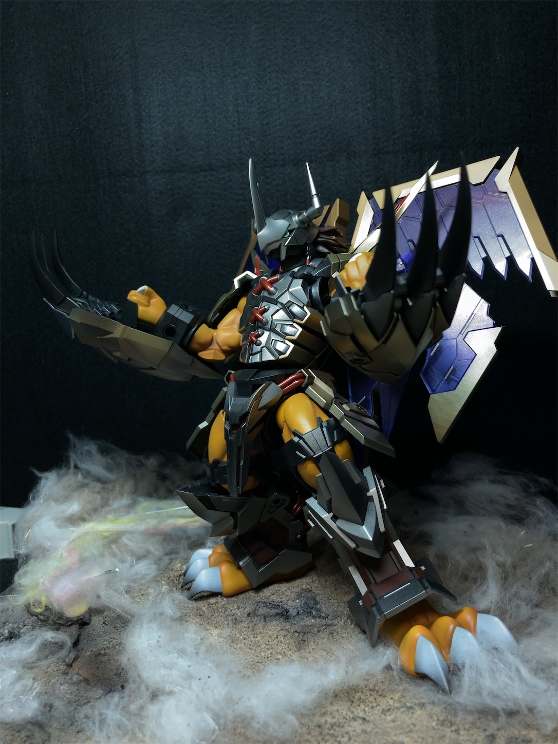 グレイモンガンプラ Figure-rise Standard Amplified ウォーグレイモン