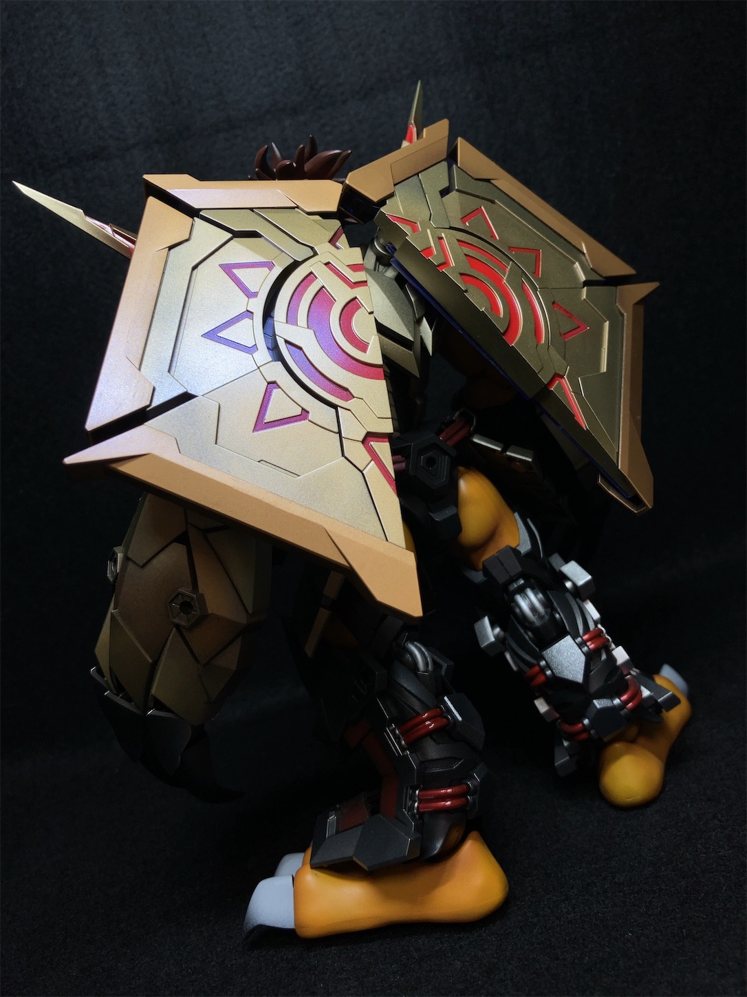 ウォーグレイモン 完成品 全塗装 - 猫髭のガンプラ制作ブログ(移転しま