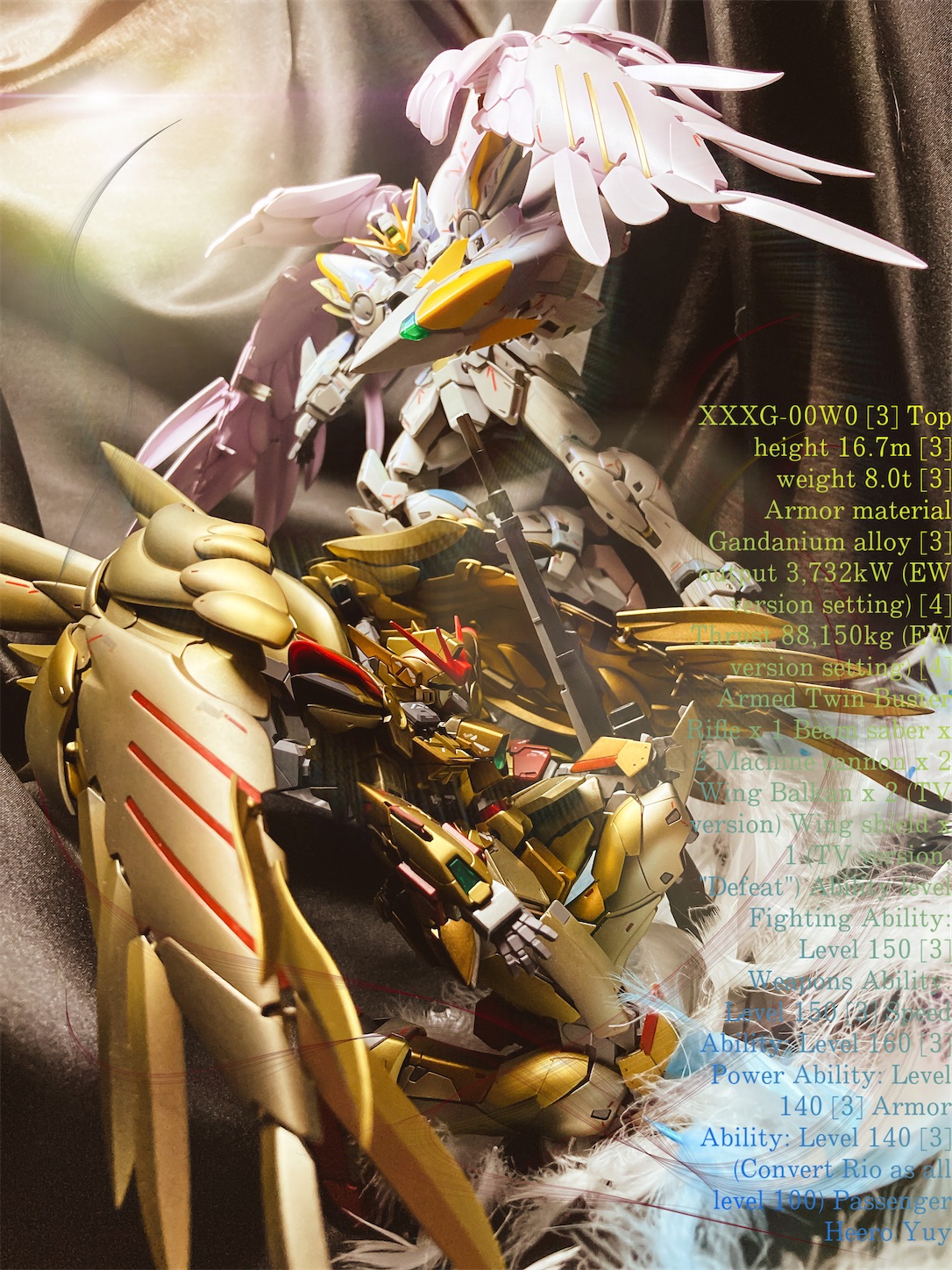 No.50＆51】MG 1/100 ウイングガンダムゼロEW Ver.Ka『Gold Ver