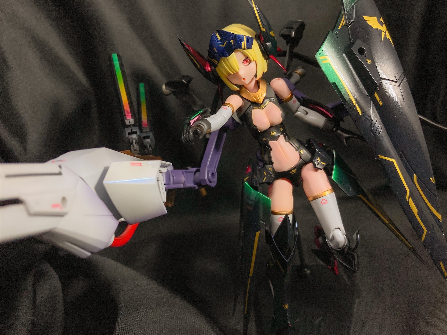 メガミデバイス　BULLETKNIGHTS ランチャー　組み立て塗装済み 完成品 No.65】メガミデバイス BULLET KNIGHTS ランチャー 全塗装 - 猫