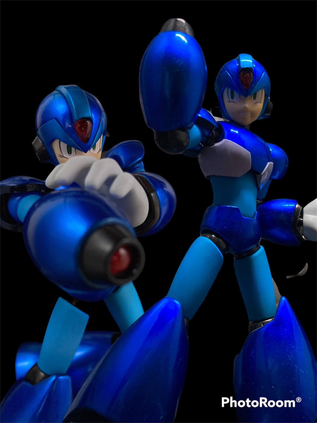 ロックマン　ジークレーアクリルアート　プレート　青 イーカプコン限定】ジークレーアクリルアート「ロックマン 30th