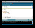 [Arduino]Arduino IDE(シリアル通信中)