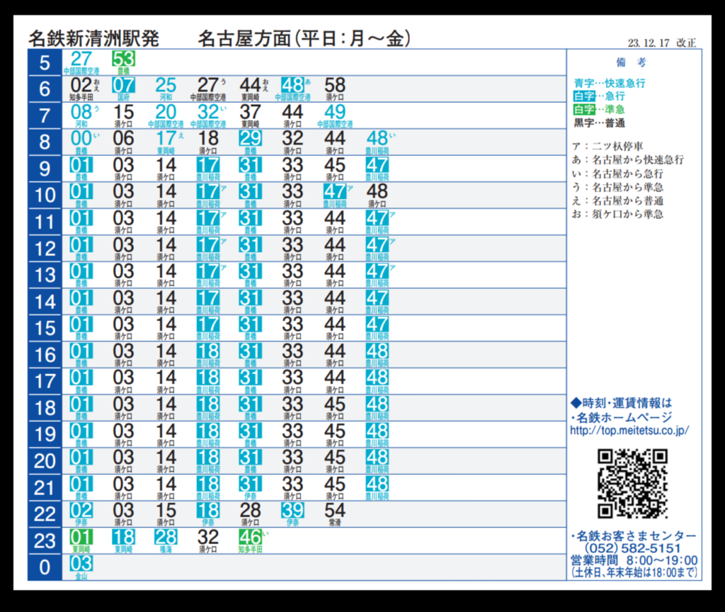 名鉄 新清洲での接続を見直してみた ねおめろどらまてぃっく