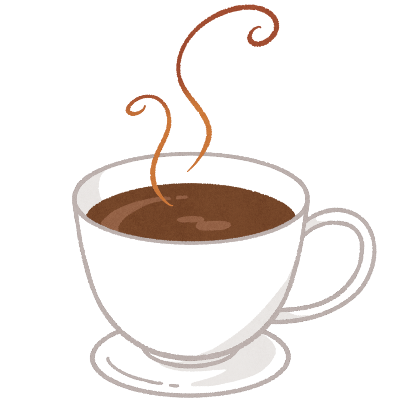 コーヒーのフリーイラスト