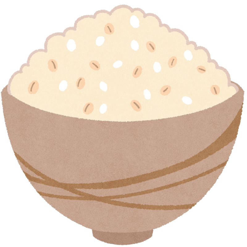 もち麦のフリーイラスト