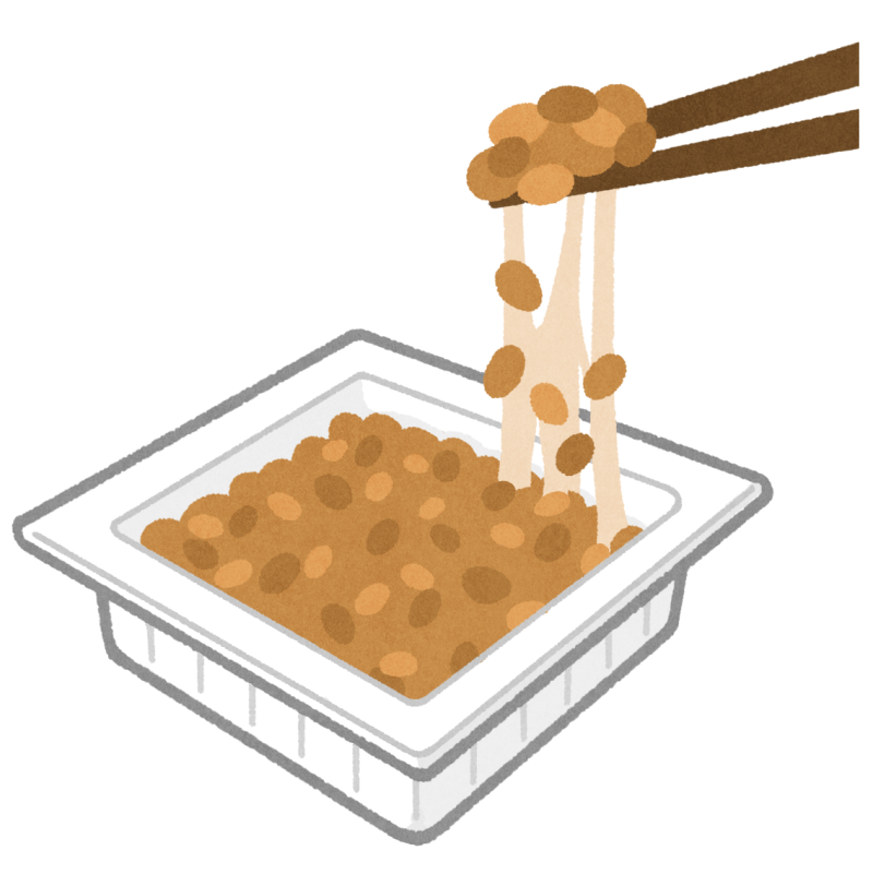 納豆のフリーイラスト素材 - 無料のイラスト素材 タダ絵