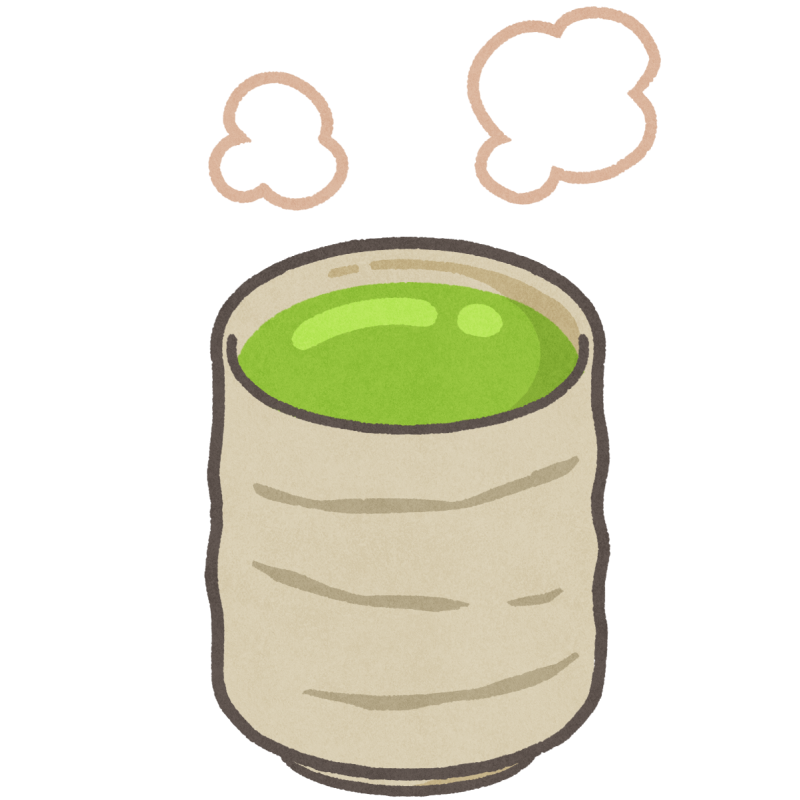 緑茶のフリーイラスト