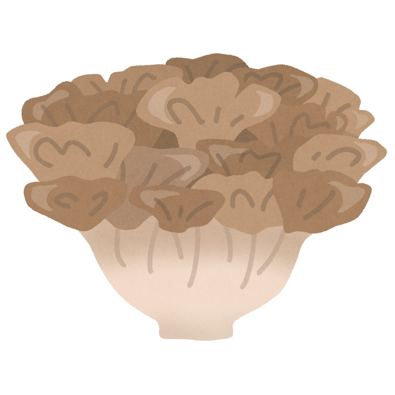 舞茸のフリーイラスト
