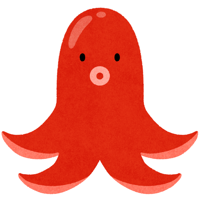 タコさんウインナーのフリーイラスト